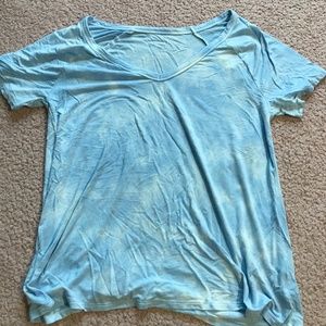 Blue tie dye American Eagle Soft and Sexy Tee